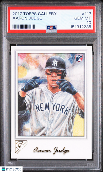 2017 Topps Gallery Aaron Judge #117 PSA 10