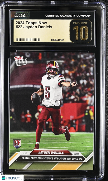 2024 Topps Now Jayden Daniels #22 CGC 10