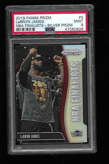 2019 PRIZM LeBRON JAMES NBA FINALS SILVER
