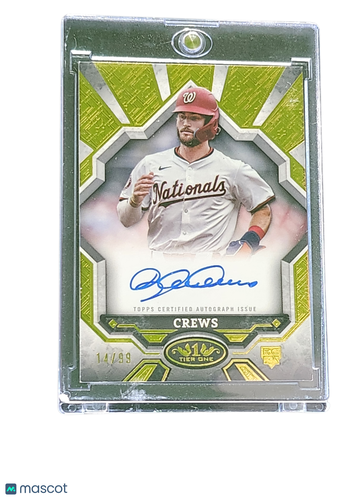 2025 Topps Tier One Baseball Dylan Crews #BOA-DC /99