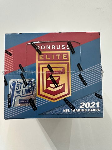 2021 Panini Donruss Elite Football 1st Off The Line Hobby Box (FOTL)