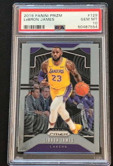 2019 Panini Prizm Lebron James 129 PSA 10