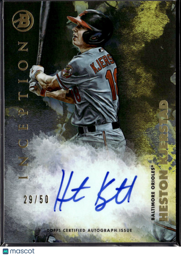 2021 Bowman Inception Heston Kjerstad #PA-HK /50