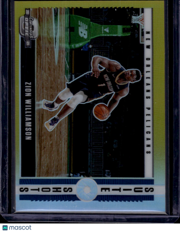 2021 Panini Contenders Optic Suite Shots Zion Williamson #19 Lime Green