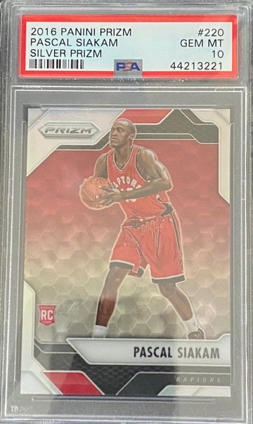 Pascal Siakam 2016-17 Prizm Silver RC PSA 10