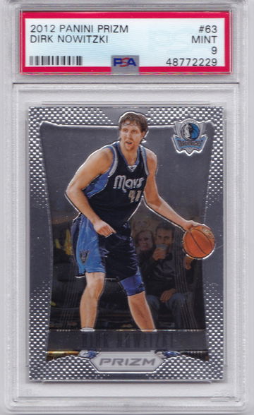 Dirk Nowitzki 2012 Prizm PSA 9 