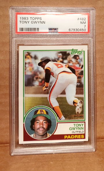 1983 TOPPS Tony Gwynn #482 NM PSA 7
