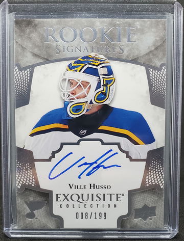 VILLE HUSSO 2017-18 UD Ultimate Exquisite Rookie Signatures Auto 8/199 #ERS-VH