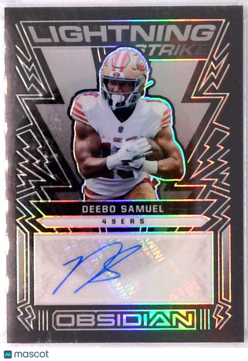 2023 Panini Obsidian Lightning Strike Deebo Samuel #LS-DBS /100