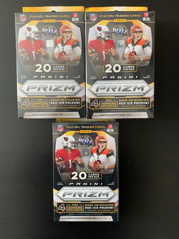 2020 NFL Prizm Hanger Boxes