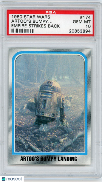 1980 Star Wars Empire Strikes Back Artoo's Bumpy.. . #174 PSA 10