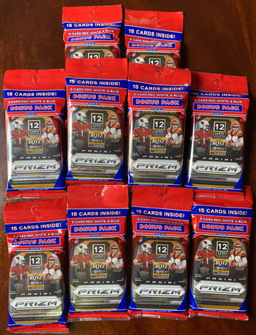 2020 Prizm Football Cello lot of 10