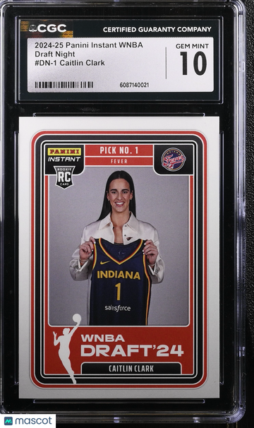 2024-25 Panini Instant WNBA Caitlin Clark #DN-1 Rookie Draft Night CGC 10