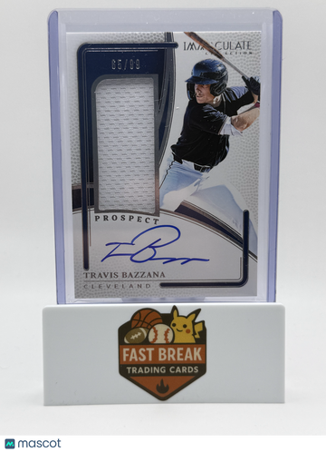 2026 Panini Immaculate Collection Travis Bazzana #PPA-TB /99 Prospect Authentic Memorabilia Memorabilia