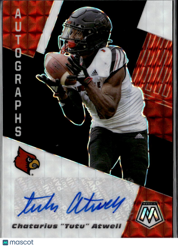2021 Panini Mosaic Draft Picks Prizm Chatarius "Tutu" Atwell #AM-CH Red