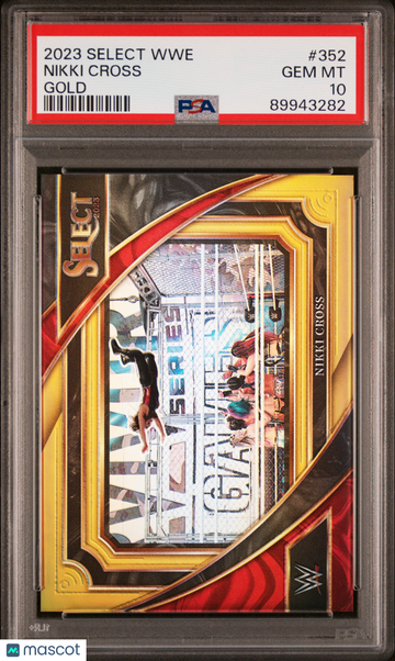 2023 Panini Select WWE Nikki Cross #352 Gold PSA 10