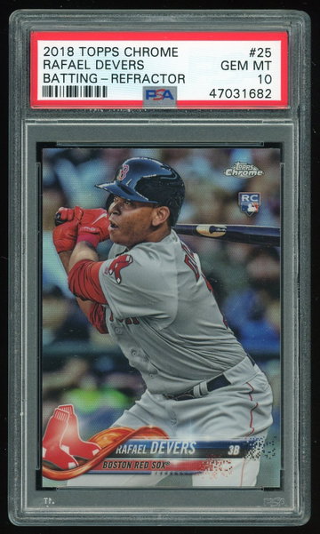 2018 Topps Chrome Rafael Devers