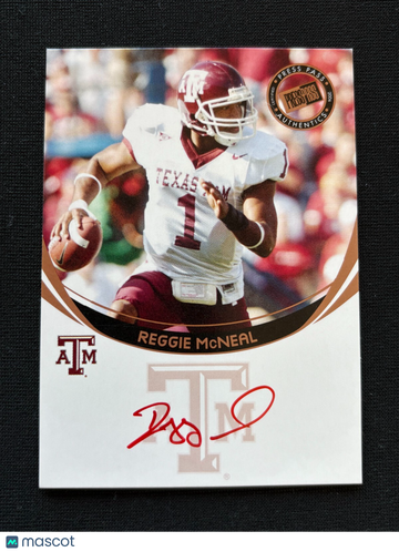 2006 Press Pass Reggie McNeal Red Ink Rookie