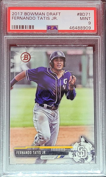 2017 Bowman Draft #BD71 Fernando Tatis Jr. PSA Mint 9