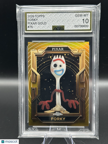 2025 Topps Chrome Pixar GOLD AGS 10