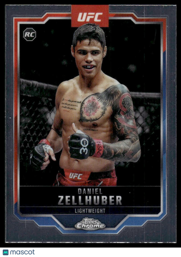 2025 Topps Chrome UFC Daniel Zellhuber #189 RC