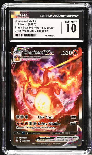 2022 Black Star Promos #SWSH261 Charizard VMAX Ultra-Premium Collection CGC 10