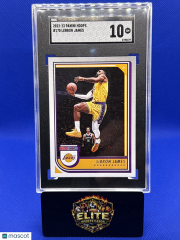 2022-23 Hoops LeBron James #170 SGC 10