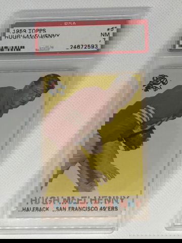 1959 Topps Hugh McElhenny #5 PSA 7 HOF