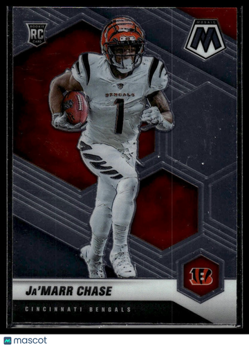 2021 Panini Mosaic Ja'Marr Chase #307 RC