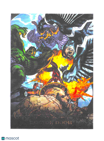 2023 Upper Deck Fleer Marvel Flair FT-60 Doctor Doom Marvel Trading Card