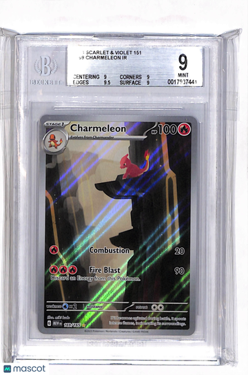 2023 Pokemon Scarlet and Violet 151 Charmeleon IR #169 BGS 9