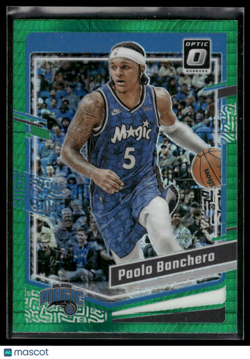 2023-24 Donruss Optic Paolo Banchero #54 Hyper Green