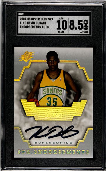 2007-08 Upper Deck SPX E-KD Kevin Durant