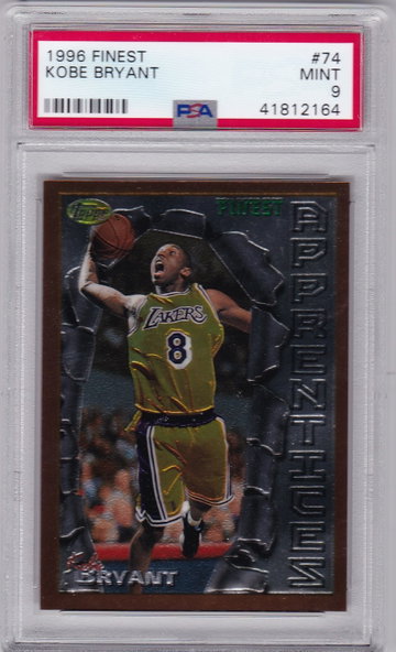 Kobe Bryant 1996 Finest PSA 9 - Ships From Canada 