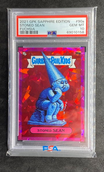 2021 GPK Sapphire Edition Stoned Sean Fuchsia 42/75 PSA 10