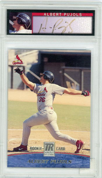 2001 Topps Reserve #103 Albert Pujols /1500 PSA 8