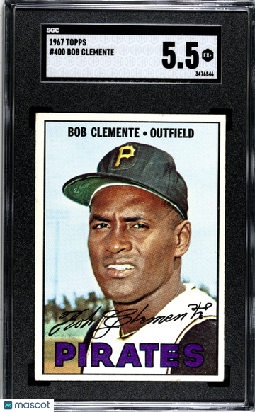 1967 Topps Bob Clemente #400 SGC 5.5