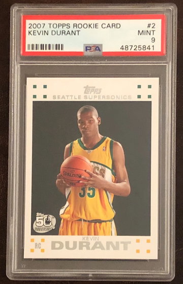 Kevin Durant 2007 Topps Rookie Card #2 