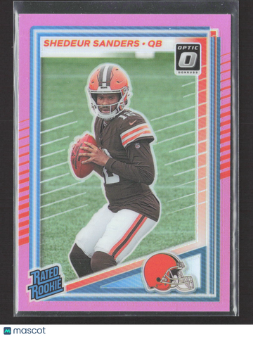 2025 Panini Donruss Optic Shedeur Sanders #306 Pink