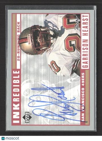 1999 Upper Deck Retro Inkredible Garrison Hearst #GH