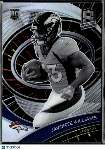 Javonte Williams 2021 Panini Spectra Prizm RC /75 Denver Broncos