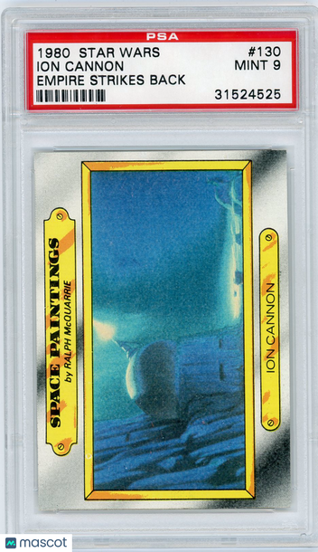 1980 Star Wars Empire Strikes Back Ion Cannon #130 PSA 9