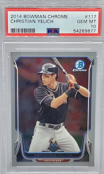 2014 Bowman Chrome #117  Christian Yelich PSA 10