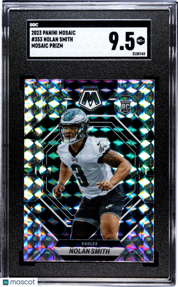 2023 Panini Mosaic Nolan Smith #353 Prizm SGC 9.5