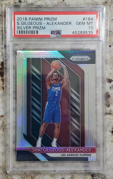 2018 Prizm Silver SHAI GILGEOUS-ALEXANDER PSA 10