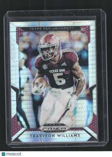 2019 Panini Prizm Draft Picks Trayveon Williams #115 Prizms Hyper SN