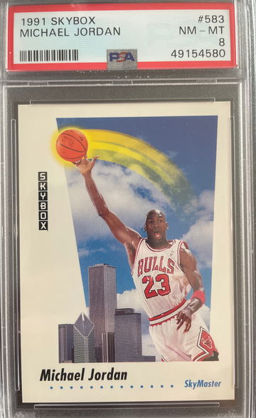 1991 Skybox Michael Jordan SkyMaster #583 PSA 8 NM-MT