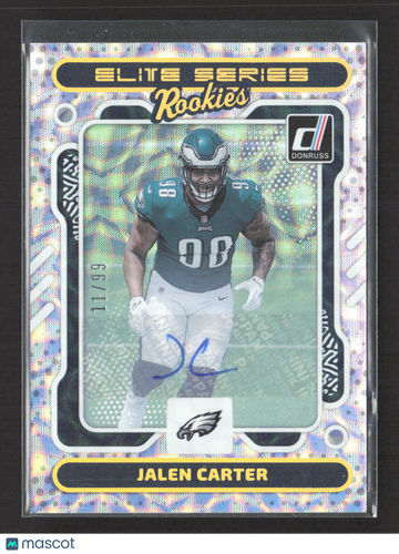 2023 Panini Donruss Elite Series Rookies Jalen Carter #5 Holo /99