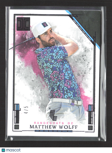 2025 Panini Impeccable LIV Golf Matthew Wolff #35 /5