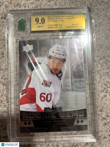 2012-13 Upper Deck Black Diamond Mark Stone Rookie MNT 9